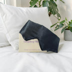 Harmony Mask | Premium Schlafmaske aus Seide – Schwarz/Grau