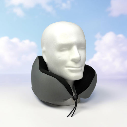 Harmony Cloud | Memory Foam Reisekissen – Schwarz